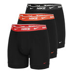 Nike Kleding Nike Everyday Cotton Stretch Boxershort Verpakking 3 stuks Heren - zwart, 