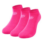 BIDI BADU Kleding BIDI BADU Leana No Show Tech Sportsokken Verpakking 3 Stuks Dames-Pink,Wit