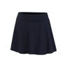 LEER Rok Dames - donkerblauw, 
