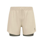 Odlo Kleding Odlo Zeroweight 5in 2in1 Hardloopshorts Heren-grijs
