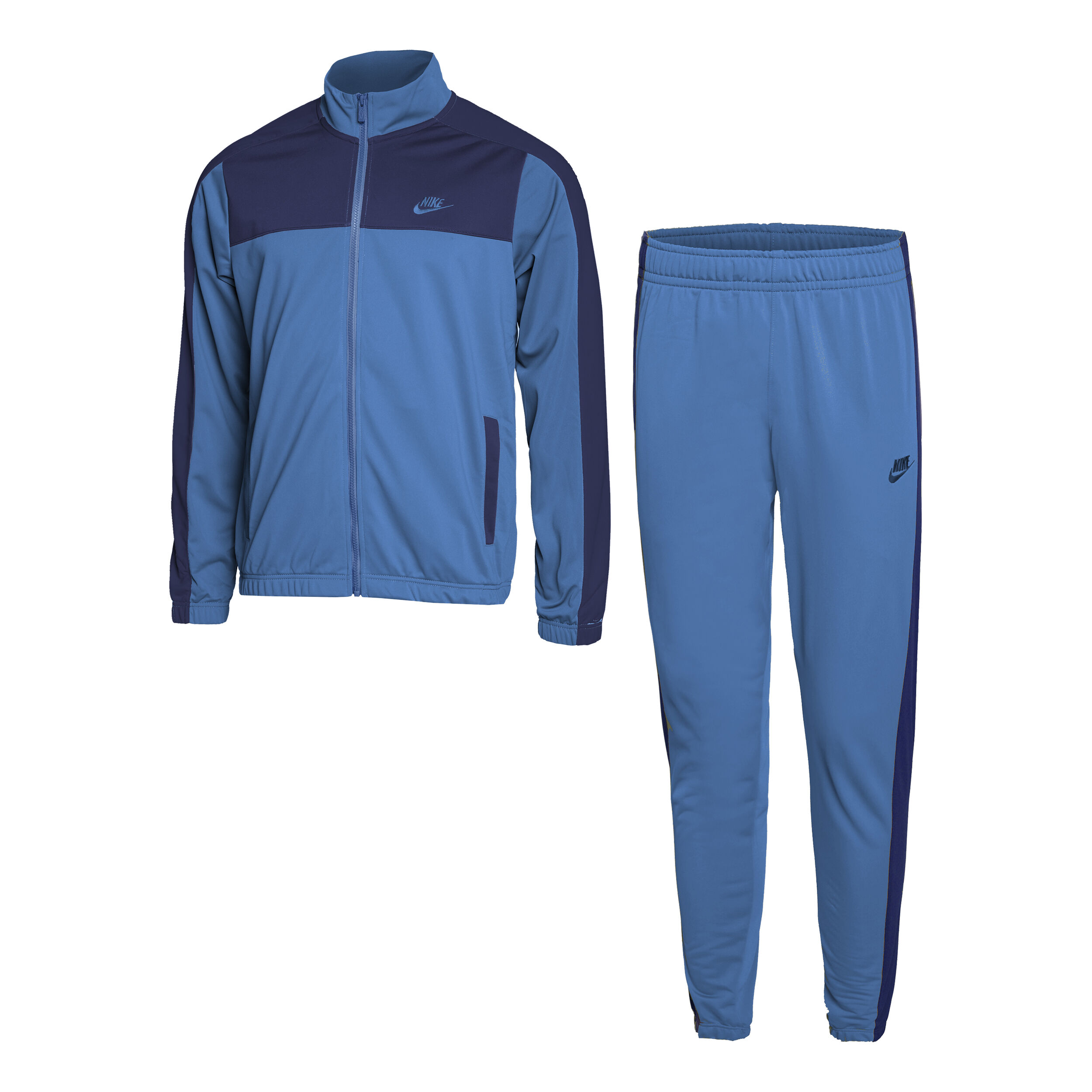Nike trainingspak heren blauw on sale