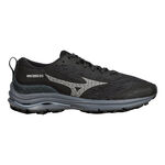 Mizuno Hardloopschoenen Mizuno Wave Rider GTX Trailschoen Dames-Zwart,Grijs