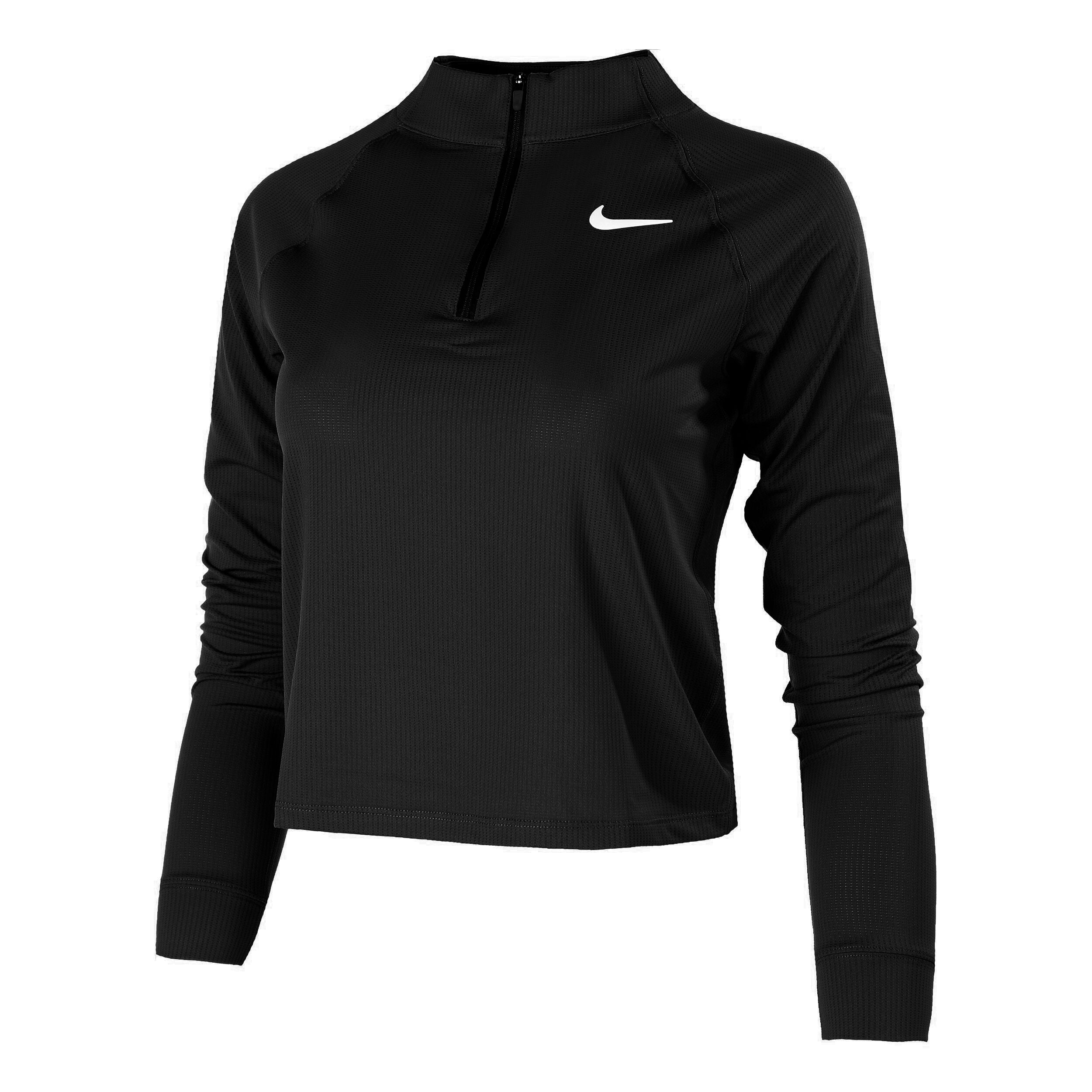 Buy Nike Court Dry Victory Half Zip Longsleeve Dames Zwart Wit online Tennis Point BE