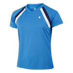 K-Swiss Kleding K-Swiss Core Team T-shirt Dames-Blauw,Veelkleurig
