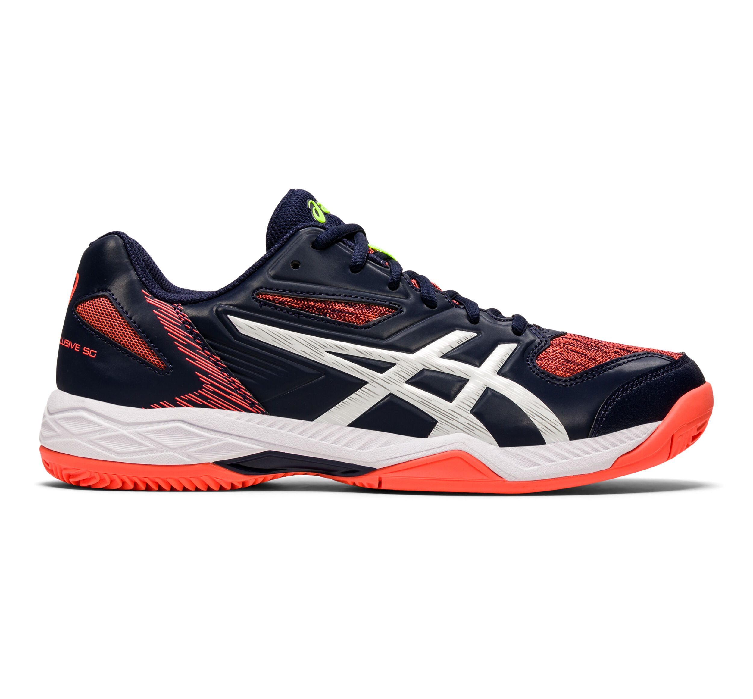 Buy ASICS Gel Padel Exclusive 5 SG Padel Schoen Heren Donkerblauw Oranje online Tennis Point BE
