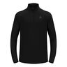 Essential Ceramiwarm 1/2 Zip Hardloopshirt Heren - Zwart