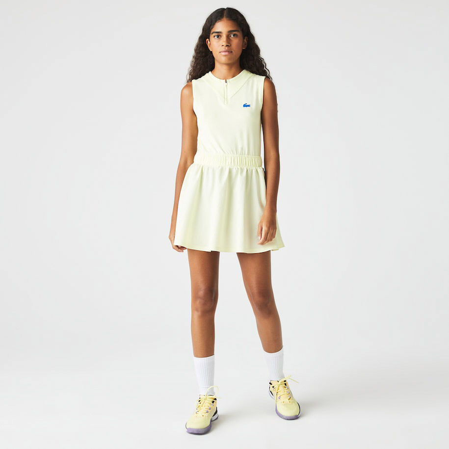 Buy Lacoste Jurk Dames Geel Paars online Tennis Point BE