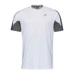 HEAD Kleding HEAD 22 Tech T-shirt Heren - wit, donkerblauw