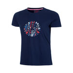 BIDI BADU Kleding BIDI BADU New York 2024 Chill T-shirt Meisjes - donkerblauw, rood