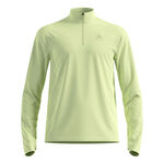 Odlo Kleding Odlo Essential Thermal Midlayer 1/2 Zip Hardloopshirt Heren - limoen, 