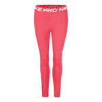 Nike Kleding Nike Mid-Rise Mesh-Paneled Tight Dames-Lichtrood,Wit
