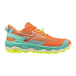 Mizuno Hardloopschoenen Mizuno Wave Mujin 11                   Trailschoen Dames-oranje, mint