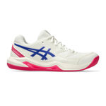 ASICS Tennisschoenen ASICS Gel-Dedicate 8 Tennisschoen Tapijt Dames-Cr&egrave;me,Donkerblauw