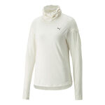 Puma Kleding Puma Cloudspun High Neck Longsleeve Dames-Wit