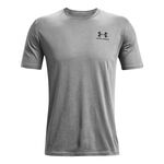 Under Armour Kleding Under Armour Sportstyle Left Chest T-shirt Heren-Grijs,Zwart