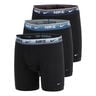 Essential Cotton Stretch Boxer Brief Boxershort - Verpakking 3 stuks Heren-zwart, blauw