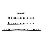 Tecnifibre Toebehoren voor rackets Tecnifibre T-Fight TF-40 16/19 Set Snaarbeschermers-Zwart