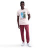 Court Dri-Fit Tee Court T-shirt Heren - oud roze, 