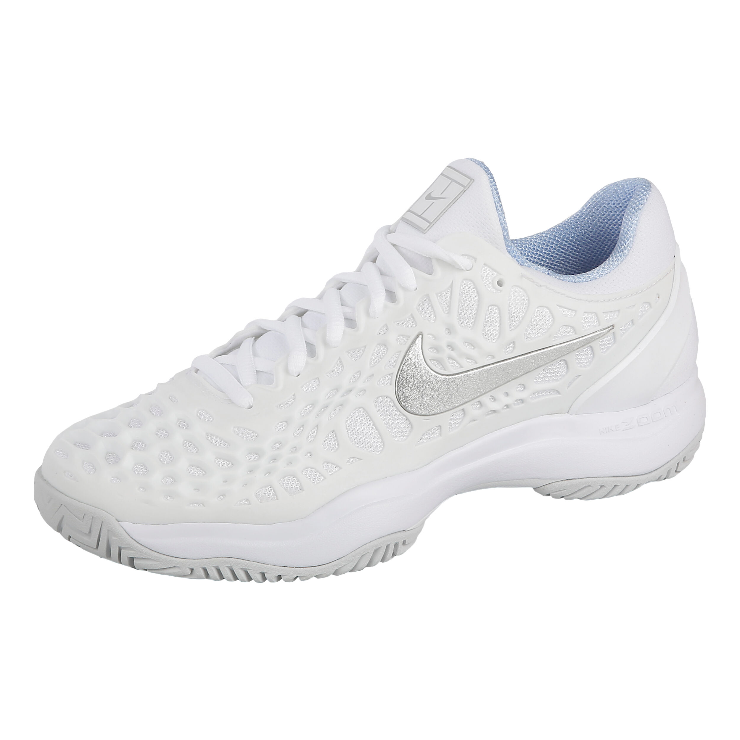 Buy Nike Zoom Cage 3 Allcourt Schoen Dames Wit Zilver online Tennis Point BE