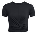 Under Armour Under Armour Motion Crossover Crop T-shirt Dames-Zwart