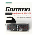 Gamma Basisgrips Gamma Honeycomb Cushion Grip Verpakking 1 Stuk-Zwart,Rood