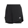 MIN 2in1 Shorts Dames - zwart, 