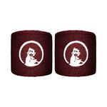Quiet Please Tenniskleding Quiet Please Short Zweetband Verpakking 2 Stuks-Wijnrood