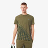 T-shirt Heren-Olijf