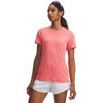 Under Armour Kleding Under Armour Tech Twist T-shirt Dames-rood, wit