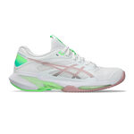 ASICS Gravelschoen ASICS Solution Speed FF 4 Gravelschoen Dames - wit, roze