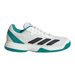 adidas Tennisschoenen adidas Courtflash Allcourt schoen Kinderen-wit, petrolblauw