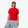 Ribbed Collar Polo Heren - rood