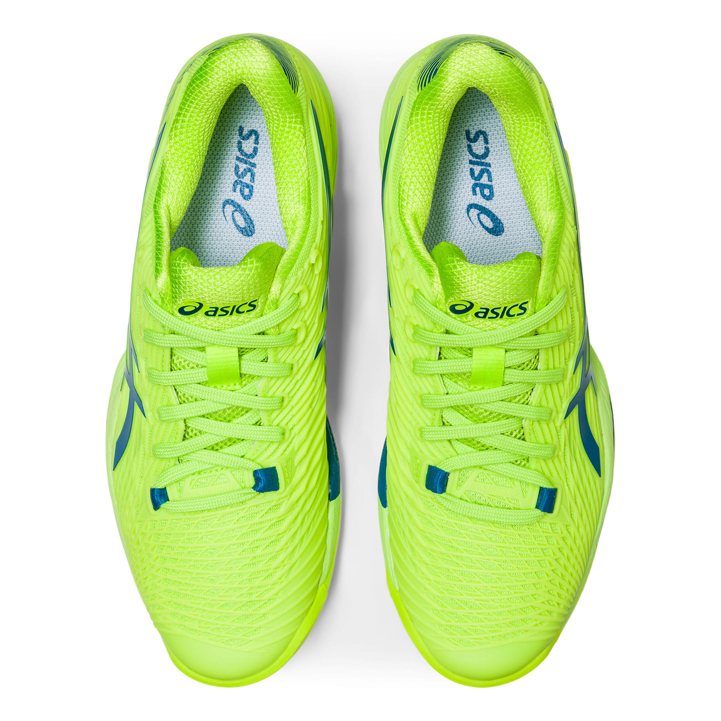 Buy ASICS Solution Speed FF 2 Gravelschoen Dames Neongroen Blauw online Tennis Point BE