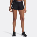 Under Armour Kleding Under Armour Tech Play Up Short Voor Tennisballen Dames-Zwart,Wit