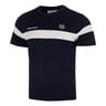 Leone T-shirt Heren - donkerblauw, wit