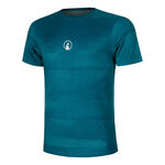 Quiet Please Kleding Quiet Please Create Receiver Wipe T-shirt Heren-Petrolblauw,Wit