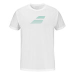 Babolat Kleding Babolat Exercise Big Flag T-shirt Heren-Wit
