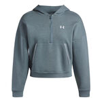 Under Armour Kleding Under Armour Rival Fleece  Piped Half-Zip Sweatshirt Dames - wit, 