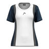 Club 25 Tech T-shirt Dames-Wit,Donkerblauw