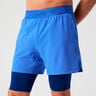 Borg 2 In 1 Shorts Heren - lichtblauw