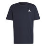 Essentials Single Jersey Embroidered Small Logo T-shirt Heren-Donkerblauw