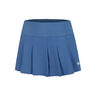 Pleated Rok Dames-Donkerblauw
