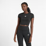 Harmony Fitted T-shirt Dames-Zwart