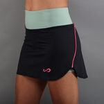 Endless Kleding Endless Grace Rok Dames-Zwart,Groen