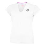 BIDI BADU Kleding BIDI BADU Crew V-Neck T-shirt Dames-Wit