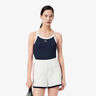 Tanktop Dames-Donkerblauw,Wit