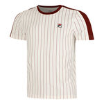 Fila Kleding Fila Stripes Jascha 2 T-shirt Heren-Wit,Donkerrood