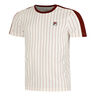Stripes Jascha 2 T-shirt Heren-Wit,Donkerrood