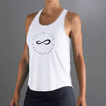 Endless Padelbekleidung Endless Cercle Tanktop Dames-Wit