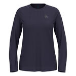 Odlo Kleding Odlo Zeroweight Chill-Tec Hardloopshirt Dames-Donkerblauw